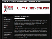 Tablet Screenshot of guitarstrength.com